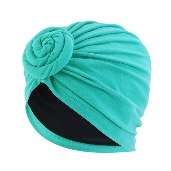 Pre-Tied Satin-Lined Turban Headwrap Head Wrap Cover Chemo Hat Gift - Picture 2 of 2